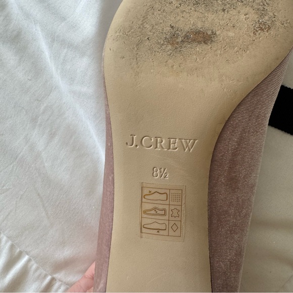 J. Crew Avery Velvet Pump with Bow - Picture 5 of 6